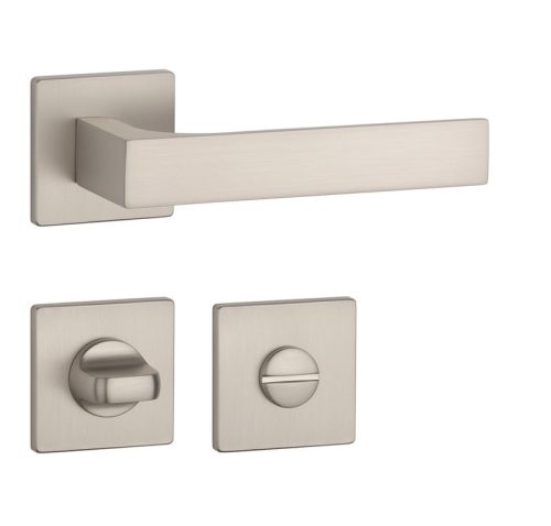 APRILE ALISSO Square Rosette Q SUPER SLIM 5MM SNM - Satin Nickel WC