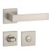 APRILE ALISSO Square Rosette Q SUPER SLIM 5MM SNM - Satin Nickel WC