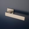 APRILE ALISSO Square Rosette Q SUPER SLIM 5MM SNM - Satin Nickel (ONLY THE HANDLE ON THE UPPER ROSETTE)