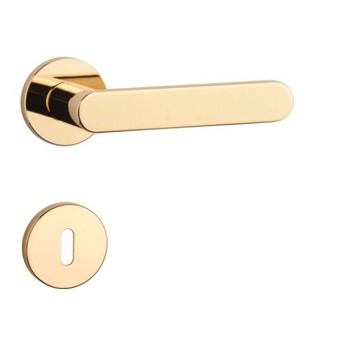 APRILE ALORA Kreis R SLIM 7MM LG Glänzende Goldfarbe BB