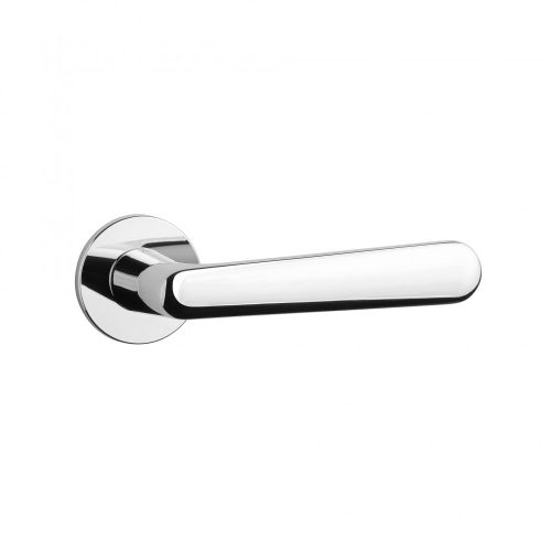 APRILE ARIA Round Rosette R SUPER SLIM 5MM LC - Shiny Chrome (ONLY THE HANDLE ON THE UPPER ROSETTE)