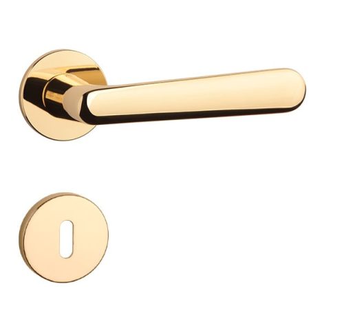 APRILE ARIA Kreis R SUPER SLIM 5MM LG Glänzende Goldfarbe BB