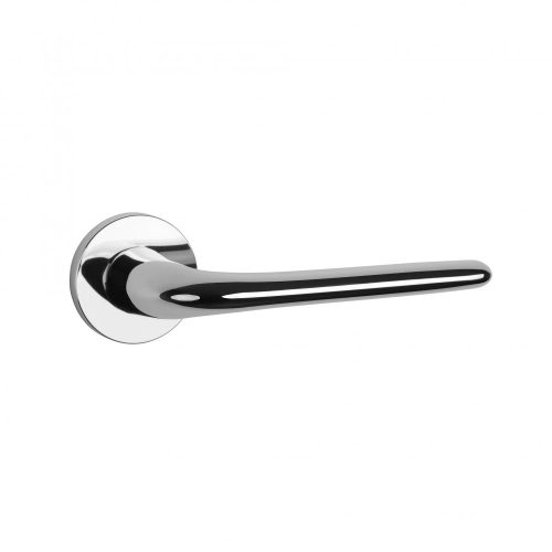 APRILE AZALIA Round Rosette R SLIM 7MM LC - Shiny Chrome (ONLY THE HANDLE ON THE UPPER ROSETTE)