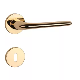   APRILE AZALIA Körrozettás R SLIM 7MM LG - Fényes arany színű BB