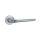 APRILE AZALIA Round Rosette R SLIM 7MM SC - Satin Chrome (ONLY THE HANDLE ON THE UPPER ROSETTE)