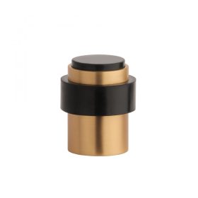   Door stop APRILE Double Rubber Cylinder DS27 KG - Satin gold Colored
