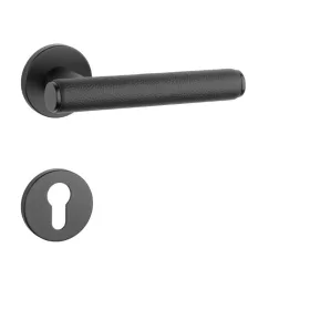   APRILE EGERIA Körrozettás R SLIM 7MM BK/ Fekete bőr - Fekete/ Fekete bőr PZ