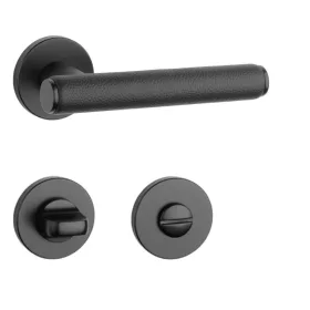   APRILE EGERIA Körrozettás R SLIM 7MM BK/ Fekete bőr - Fekete/ Fekete bőr WC
