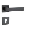 APRILE ERICA Square Rosette Q SLIM 7MM BK - Black PZ