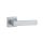 APRILE ERICA Square Rosette Q SLIM 7MM SC - Satin Chrome (ONLY THE HANDLE ON THE UPPER ROSETTE)