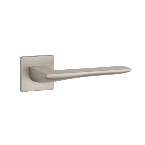 APRILE IRIS Square Rosette Q SUPER SLIM 5MM SNM - Satin Nickel (ONLY THE HANDLE ON THE UPPER ROSETTE)