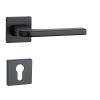 APRILE ISMENA Square Rosette Q SLIM 7MM BK - Black PZ