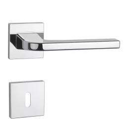   APRILE ISMENA Rozetă pătrată Q SLIM 7MM LC - Crom strălucitor BB
