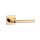 APRILE ISMENA Square Rosette Q SLIM 7MM LG PVD - Shiny Gold Colored PVD (ONLY THE HANDLE ON THE UPPER ROSETTE)