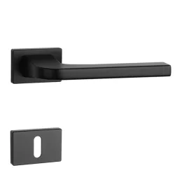   APRILE ISMENA Rozetă dreptunghiulară RT SLIM 7MM BK - Negru BB