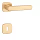 APRILE IXIA Square QR SLIM 7MM KG - Satin gold color BB