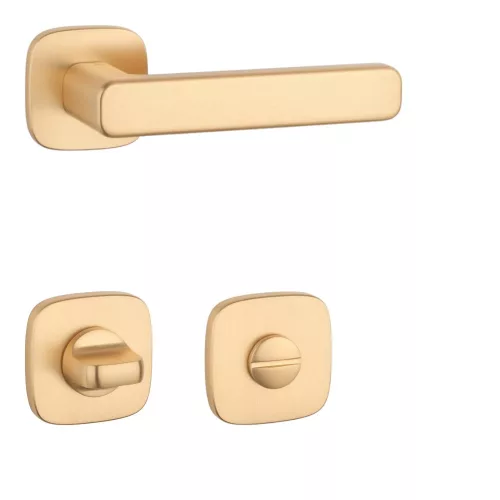 APRILE IXIA Square QR SLIM 7MM KG - Satin gold WC