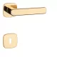 APRILE IXIA Square QR SLIM 7MM LG - Shiny gold color BB