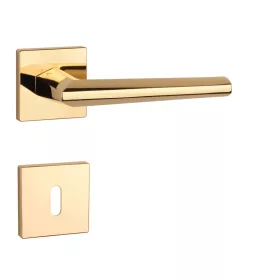   APRILE JASMINA Rozetă pătrată Q SLIM 7MM LG - BB colorat auriu strălucitor