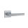 APRILE JASMINA Square Rosette Q SLIM 7MM SC - Satin Chrome (ONLY THE HANDLE ON THE UPPER ROSETTE)