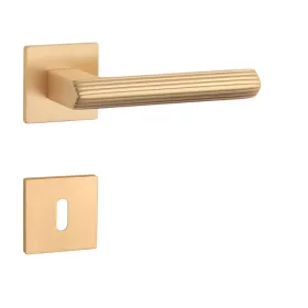   APRILE LARICE Rozetă pătrată Q SUPER SLIM 5MM KG - BB colorat auriu satinat