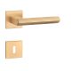 APRILE LARICE Quadrat Q SUPER SLIM 5MM KG Satin Gold farbe BB