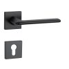 APRILE LILA Square Rosette Q SLIM 7MM BK - Black PZ