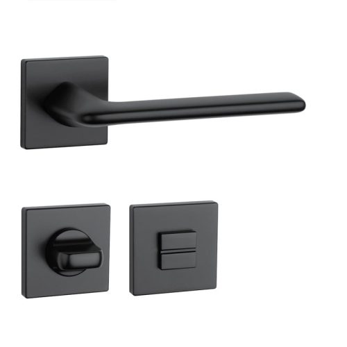 APRILE LILA Square Rosette Q SLIM 7MM BK - Black WC