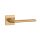 APRILE LILA Square Rosette Q SLIM 7MM KG - Satin Gold Colored (ONLY THE HANDLE ON THE UPPER ROSETTE)