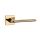 APRILE LILA Square Rosette Q SLIM 7MM LG - Shiny Gold Colored (ONLY THE HANDLE ON THE UPPER ROSETTE)