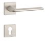 APRILE LILA Square Rosette Q SLIM 7MM SNM - Satin Nickel PZ