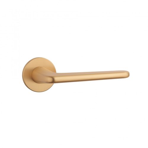 APRILE LIRA Round Rosette R SUPER SLIM 5MM KG - Satin Gold Colored (ONLY THE HANDLE ON THE UPPER ROSETTE)