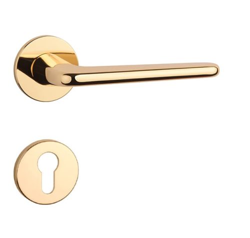 APRILE LIRA Kreis R SUPER SLIM 5MM LG Glänzende Goldfarbe PZ