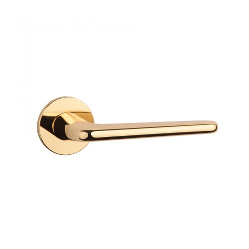 APRILE LIRA Round Rosette R SUPER SLIM 5MM LG - Shiny Gold Colored (ONLY THE HANDLE ON THE UPPER ROSETTE)