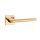 APRILE LUNARIA Square Rosette Q SLIM 7MM LG - Shiny Gold Colored (ONLY THE HANDLE ON THE UPPER ROSETTE)