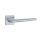 APRILE LUNARIA Square Rosette Q SLIM 7MM SC - Satin Chrome (ONLY THE HANDLE ON THE UPPER ROSETTE)