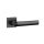 APRILE MELA Square Rosette Q SLIM 7MM BK - Black (ONLY THE HANDLE ON THE UPPER ROSETTE)