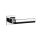 APRILE MELA Square Rosette Q SLIM 7MM LC - Shiny Chrome (ONLY THE HANDLE ON THE UPPER ROSETTE)