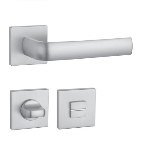 APRILE MELA Square Rosette Q SLIM 7MM SC - Satin Chrome WC