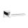 APRILE NINFEA Square Rosette Q SLIM 7MM LC - Shiny Chrome (ONLY THE HANDLE ON THE UPPER ROSETTE)