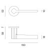 APRILE NINFEA Rozeta Rotunda R SLIM 7MM LC - Luminos crom PZ