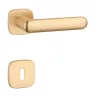 APRILE OLEA Square QR SLIM 7MM KG - Satin gold color BB