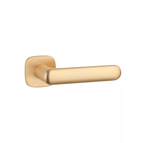 APRILE OLEA Square rosette QR SLIM 7MM KG - Satin gold color (ONLY HANDLE ON UPPER ROSETTE)