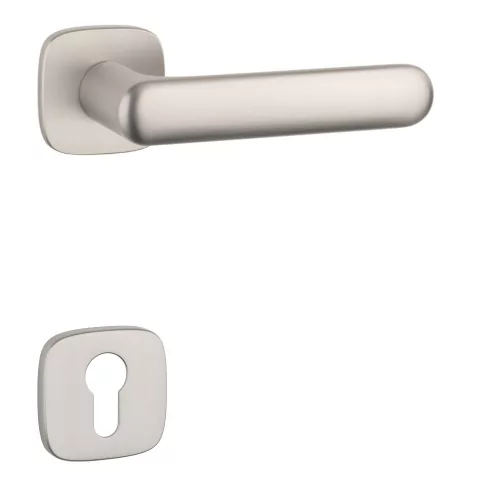 APRILE OLEA Square QR SLIM 7MM SNM - Satin Nickel PZ
