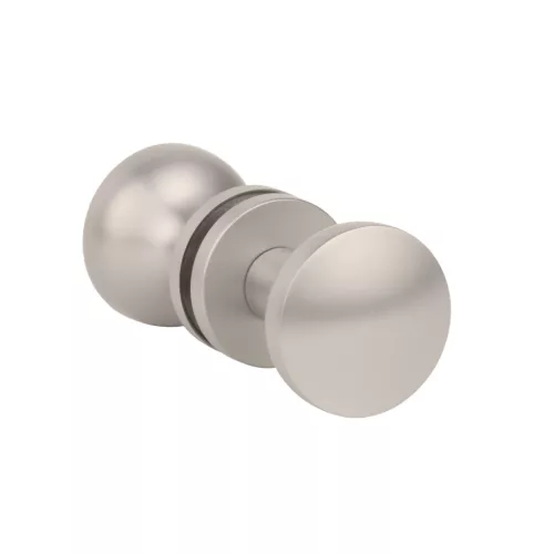Buton pe două fețe APRILE ORTICA R SLIM 7MM SNM - Nichel satinat - Fix/Fix