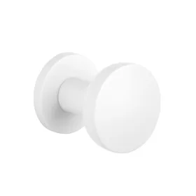   Button One-sided APRILE ORTICA R SLIM 7MM WH - White - Rotating