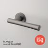 APRILE PAPAVERA Rozeta Rotunda R SLIM 7MM GYM - Grafit PZ