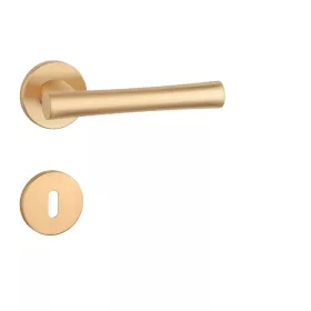   APRILE PAPAVERA Körrozettás R SLIM 7MM KG - Szatén arany színű BB
