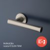 APRILE PAPAVERA Rozeta Rotunda R SLIM 7MM SNM - Satin Nichel BB