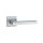 APRILE PEA Square Rosette Q SLIM 7MM SC - Satin Chrome (ONLY THE HANDLE ON THE UPPER ROSETTE)